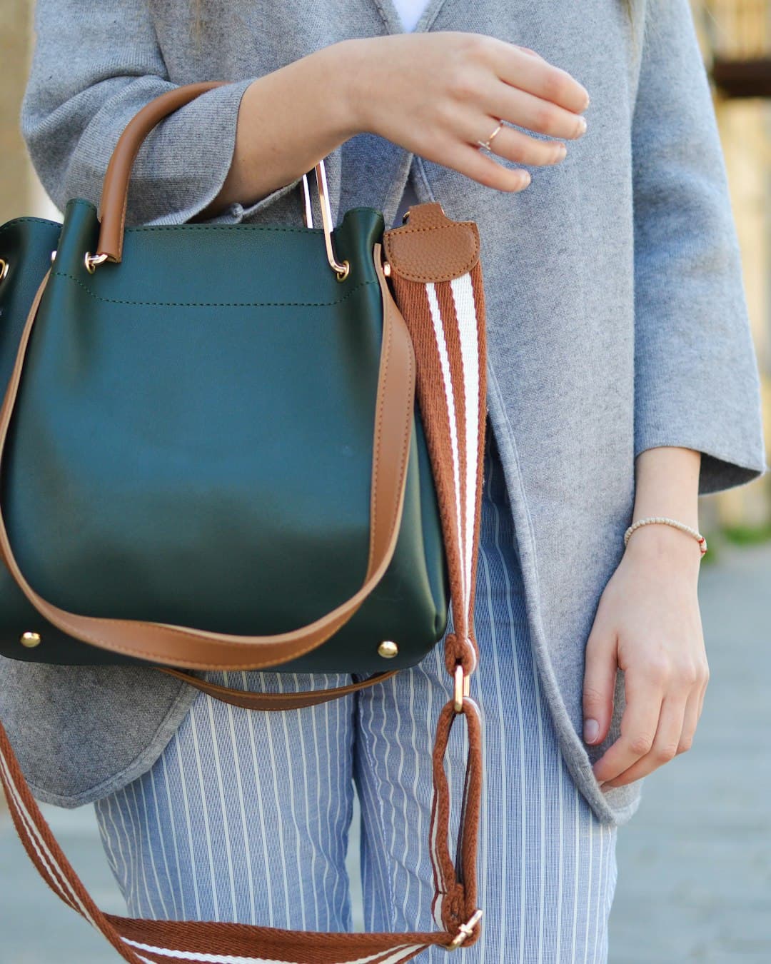 Sac bandoulière en cuir