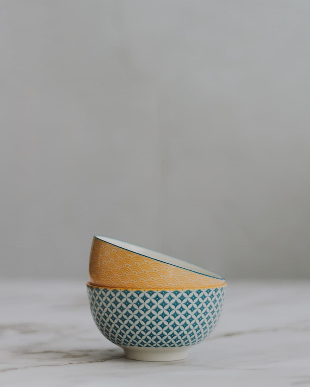 Bols en porcelaine brute (lot de 2)